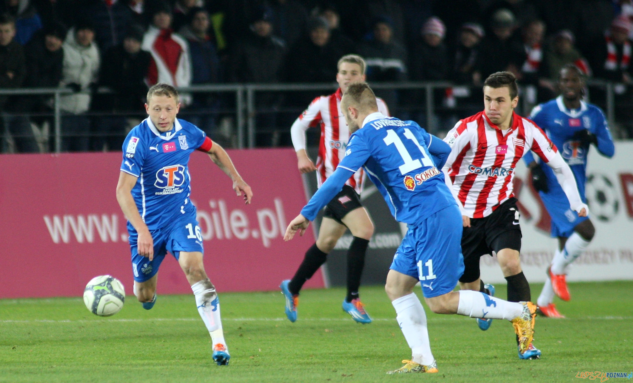 Cracovia - Lech Poznań 1:6 - Kraków 25.11.2013 r.  Foto: X-News