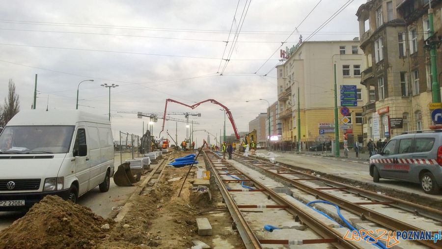 Remont torowiska na Moście Teatralnym   Foto: TD