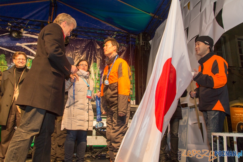 Wręczenie nagród Festiwalu Rzeźby Lodowej  Foto: lepszyPOZNAN.pl / Piotr Rychter