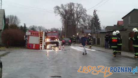 Wypadek w Biskupicach  Foto: news@lepszypoznan.pl / Karolina