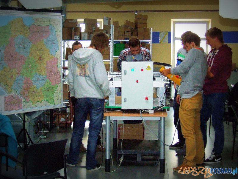 Laboratorium Technik Logistyk. Zajęcia.  Foto: Przemysław Kozakiewicz