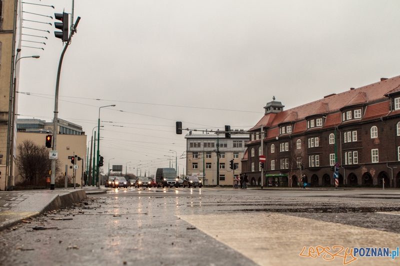 Gołoledź w mieście - Poznań 19.01.2014 r.  Foto: LepszyPOZNAN.pl / Paweł Rychter