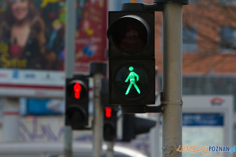 sygnalizacja, przejście dla pieszych  Foto: lepszyPOZNAN.pl / Piotr Rychter