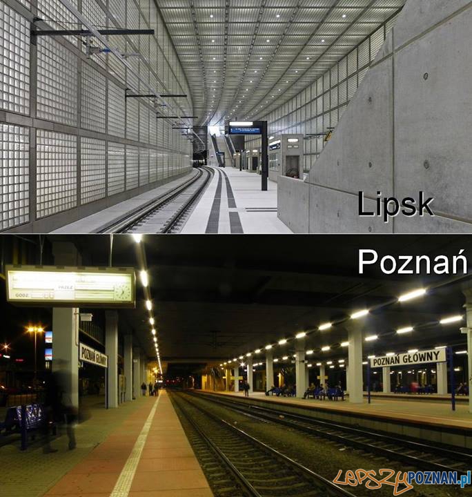 Znajdź trzy różnice  Foto: Facebook.com / Jaki Poznań Główny?