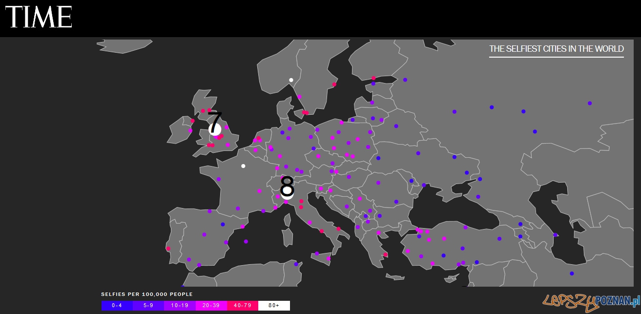 Selfie mapa  Foto: time.com