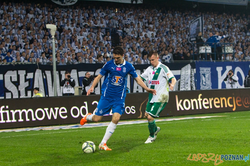 27. kolejka T-Mobile Ekstraklasy - Lech Poznań - Lechia Gdańsk (Marcin Kamiński, Paweł Stolarski)  Foto: lepszyPOZNAN.pl / Piotr Rychter