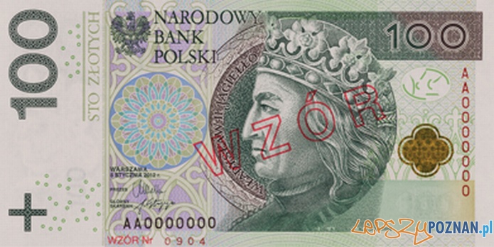 Zmodernizowany banknot 100 zł  Foto: NBP