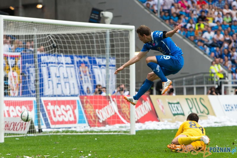 35. kolejka T-Mobile Ekstraklasy - Lech Poznań - Pogoń Szczecin (Kasper Hamalainen, Radosław Januszkiewicz)  Foto: lepszyPOZNAN.pl / Piotr Rychter