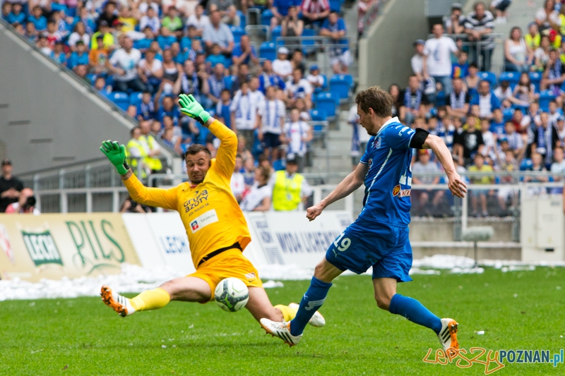 35. kolejka T-Mobile Ekstraklasy - Lech Poznań - Pogoń Szczecin (Kasper Hamalainen, Radosław Januszkiewicz)  Foto: lepszyPOZNAN.pl / Piotr Rychter