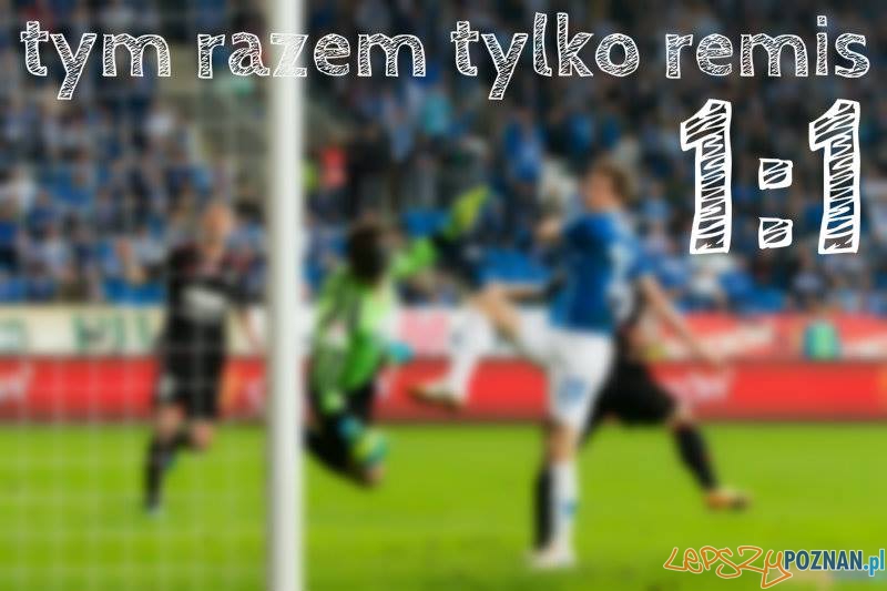 Remis Kolejorza z Górnikiem Zabrze  Foto: lepszyPOZNAN