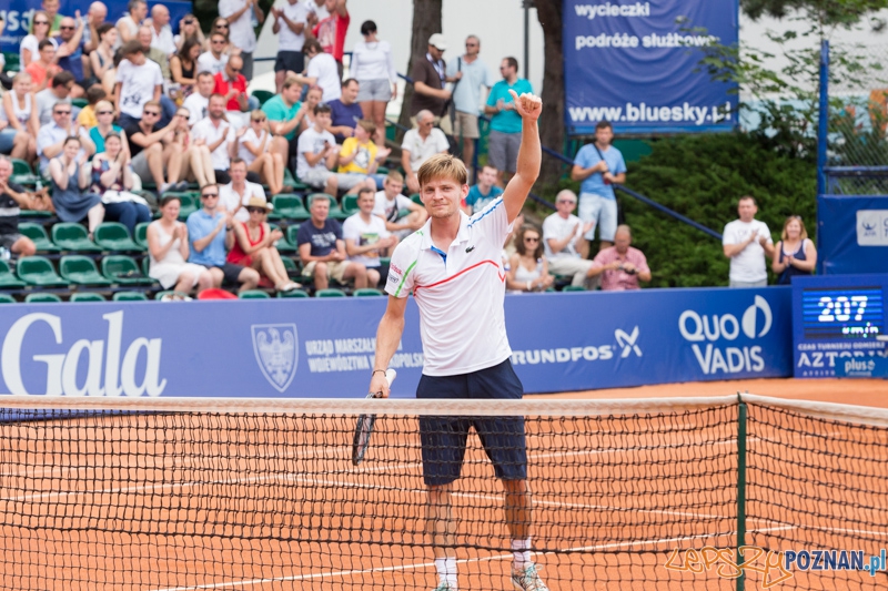 Poznan Open 2014 - David Goffin vs Adam Pavlasek  Foto: lepszyPOZNAN.pl / Piotr Rychter