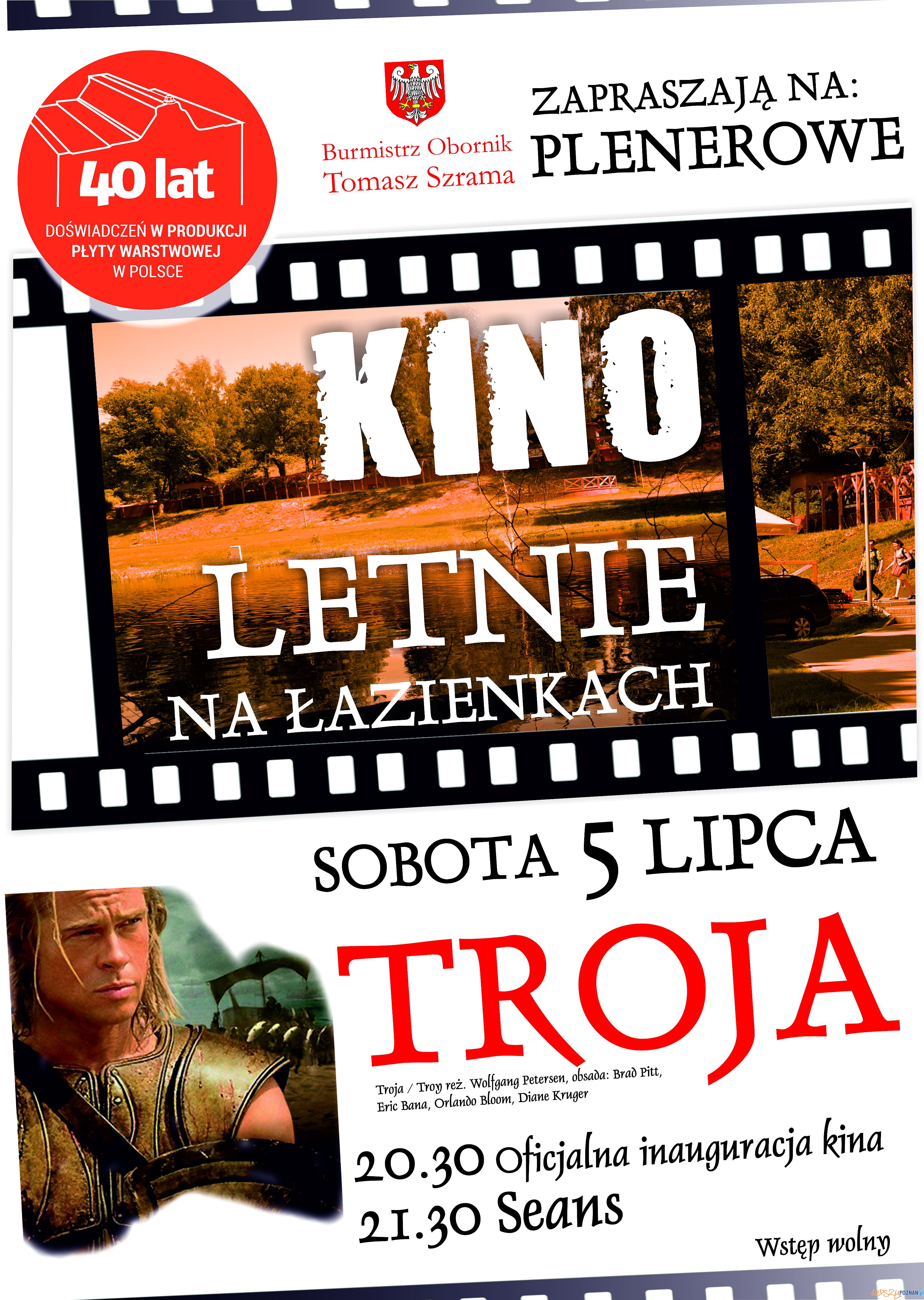 Kino letnie w Obornikach (plakat)  Foto: materiały prasowe