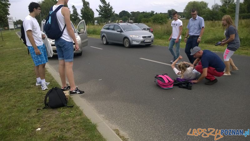 Nastolatka potrącona przy Termach   Foto: news@lepszypoznan.pl