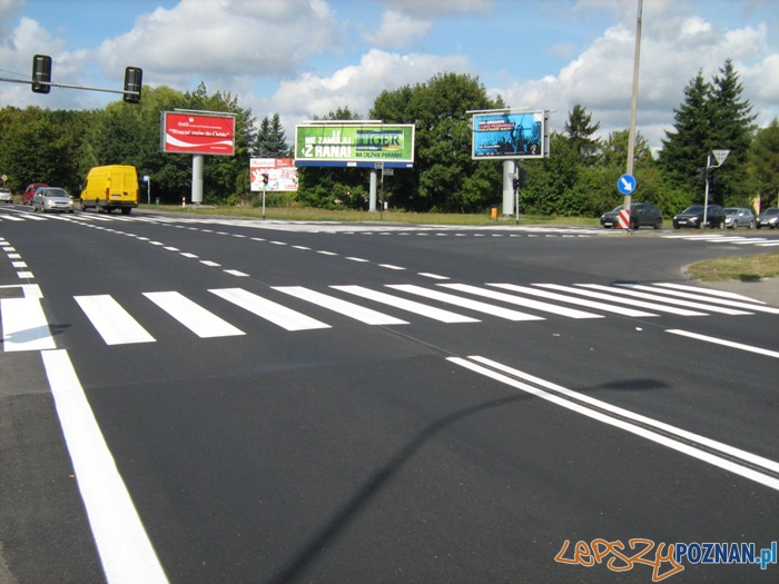 Wyremontowana Lechicka, skrzyżowanie Umultowska, Połabska  Foto: ZDM Poznań