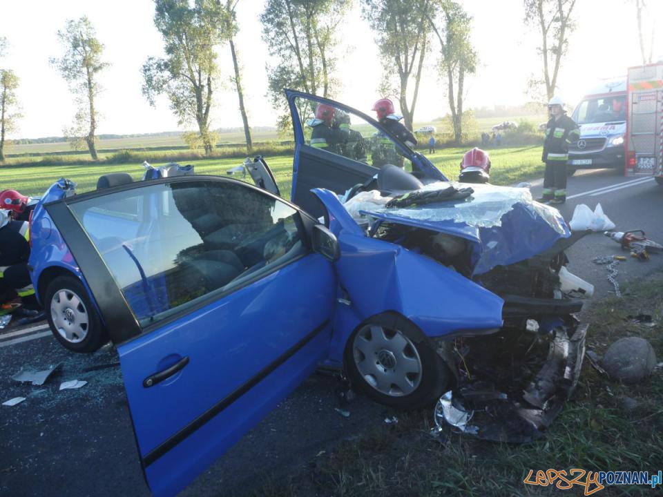 Wypadek w Uchorowie  Foto: PSP JRG 8
