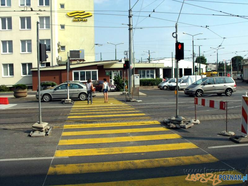 Przejście dla pieszych na Głogogowskiej  Foto: lazarz.pl / Janusz Ludwiczak