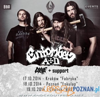 Entombed AD i Grave na koncertach w Polsce  Foto: mat. pras