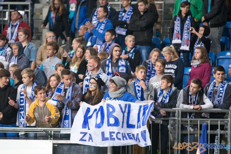 11. kolejka T-Mobile Ekstraklasy Lech Poznań - GKS Bełchatów (kibice na meczu)  Foto: lepszyPOZNAN.pl / Piotr Rychter