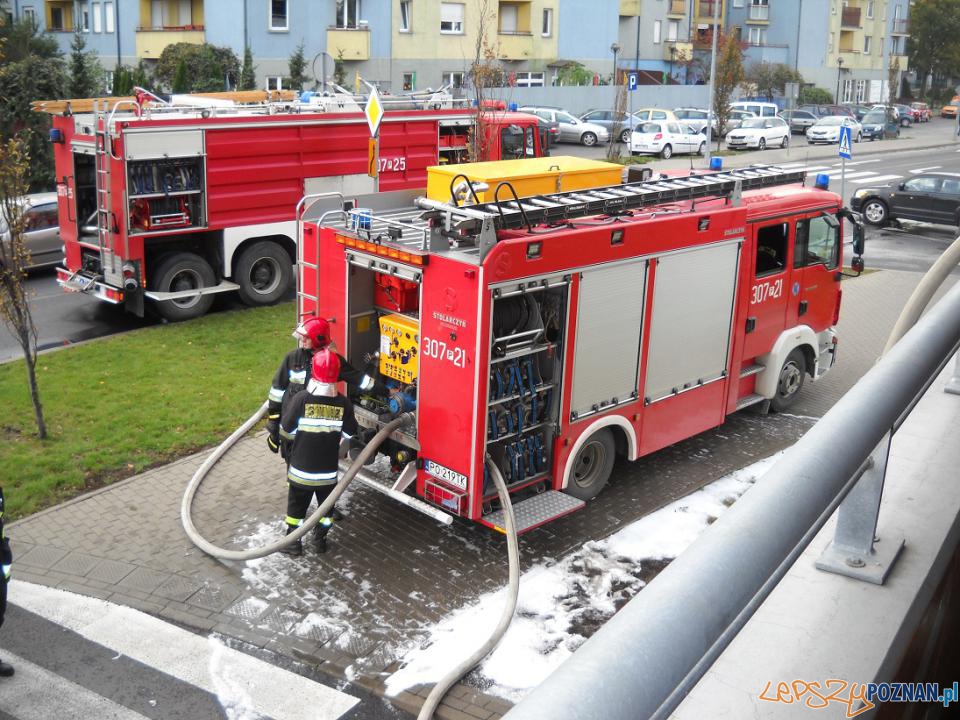 Samochód palił się parkingu  Foto: JRG 7