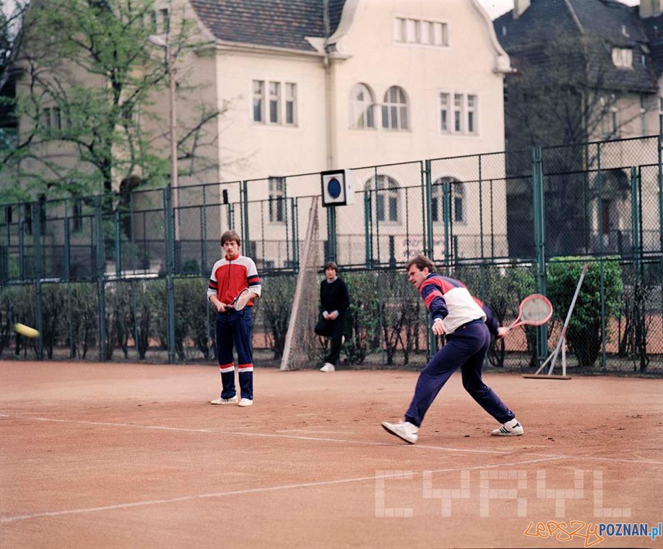 Na kortach AZS grał m.in. Wojciech Fibak  Foto: Cyryl, Jacek Kulm