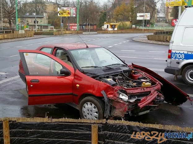 Wypadek na Śródce  Foto: lepszyPOZNAN.pl / tab