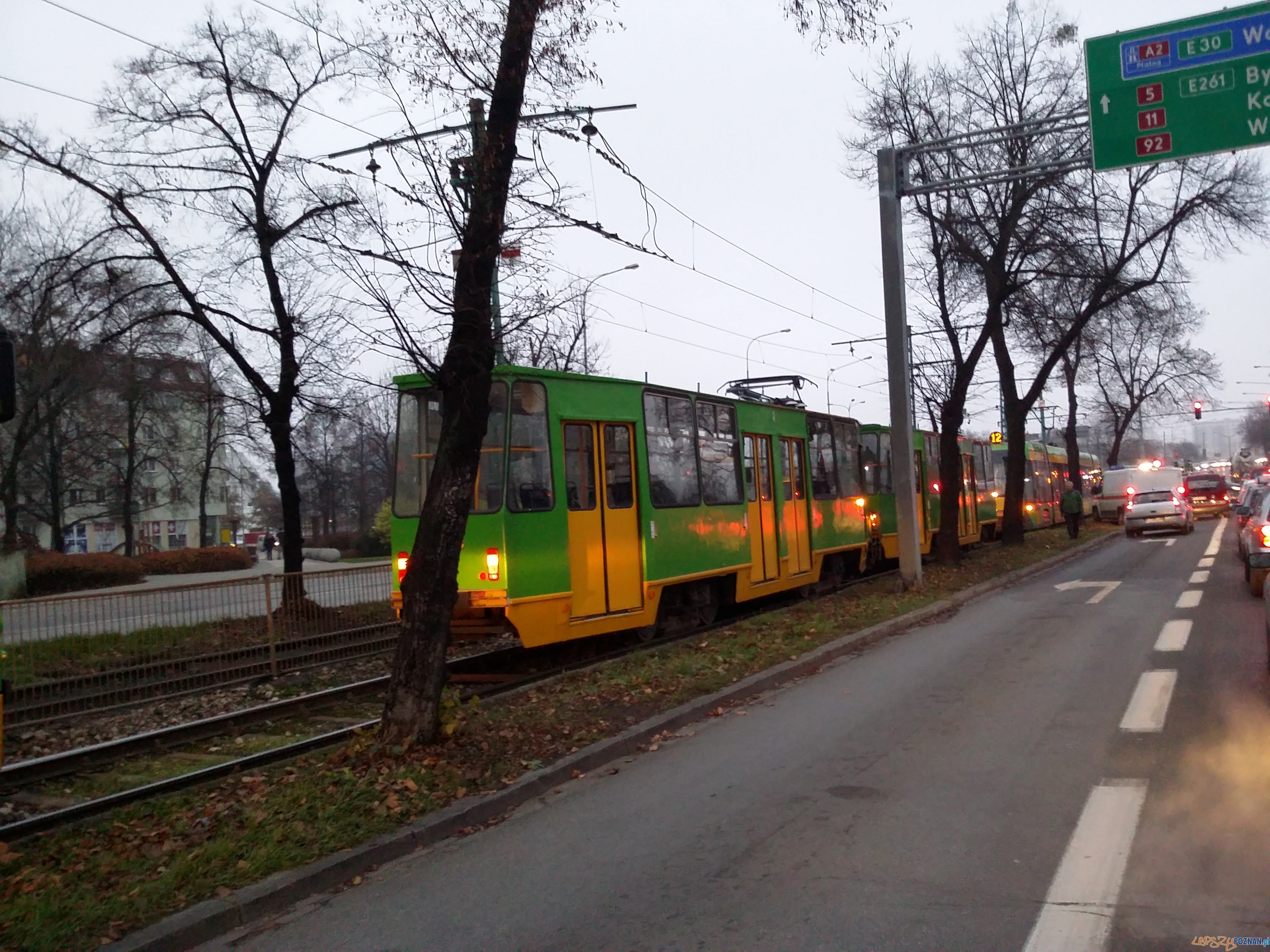 Wstrzymanie ruchu na Królowej Jadwigi  Foto: 