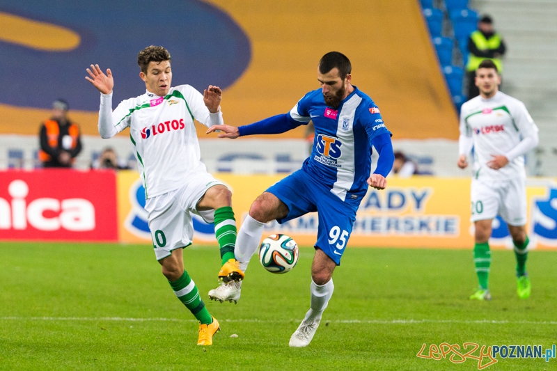 19. kolejka T-mobile Ekstraklasy - Lech Poznań - Lechia Gdańsk (Zaur Sadaev, Bruno Nazario)  Foto: lepszyPOZNAN.pl / Piotr Rychter