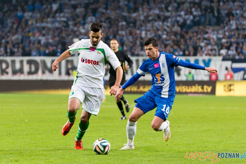 19. kolejka T-mobile Ekstraklasy - Lech Poznań - Lechia Gdańsk (Darko Jevtić, Tiago Valente)  Foto: lepszyPOZNAN.pl / Piotr Rychter