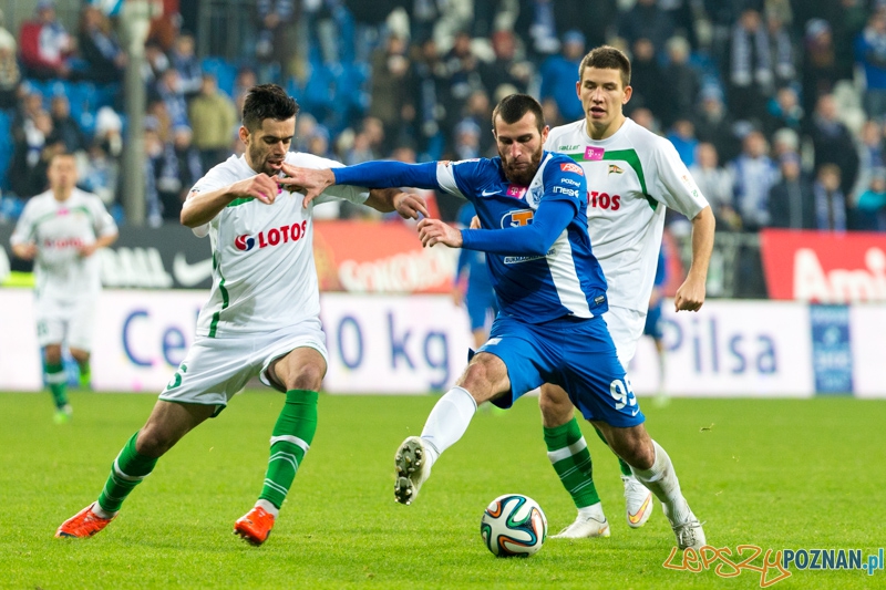 19. kolejka T-mobile Ekstraklasy - Lech Poznań - Lechia Gdańsk (Zaur Sadaev, Tiago Valente)  Foto: lepszyPOZNAN.pl / Piotr Rychter