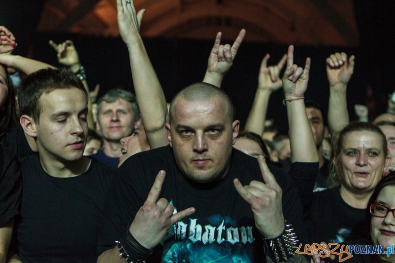 Koncert zespołu Sabaton - 20.01.2015 r.  Foto: LepszyPOZNAN.pl / Paweł Rychter