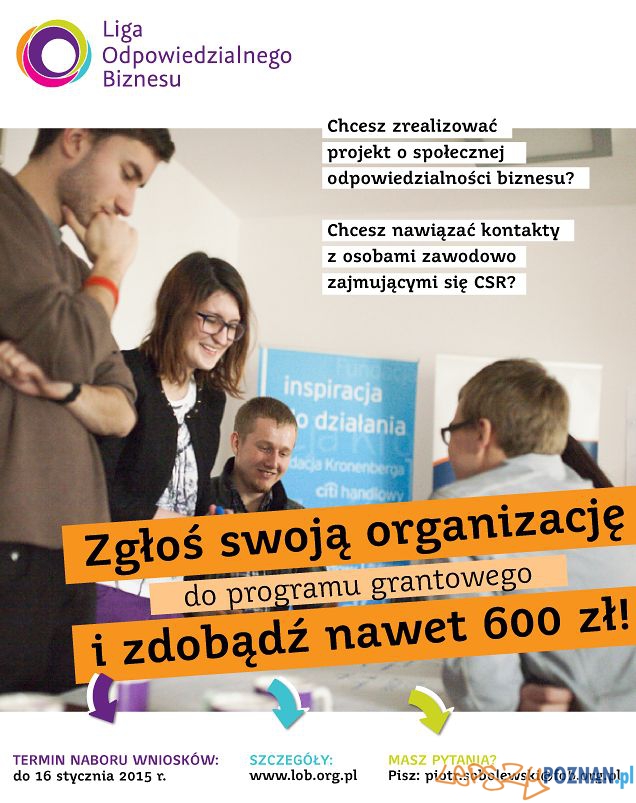 Program Grantowy LOB_plakat  Foto: 