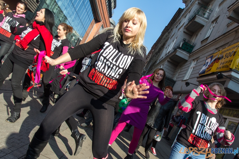 One Billion Rising – Nazywam się Miliard - Poznan 14.02.2015 r.  Foto: LepszyPOZNAN.pl / Paweł Rychter