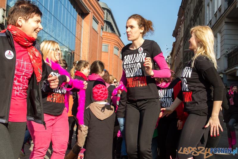 One Billion Rising – Nazywam się Miliard - Poznan 14.02.2015 r.  Foto: LepszyPOZNAN.pl / Paweł Rychter