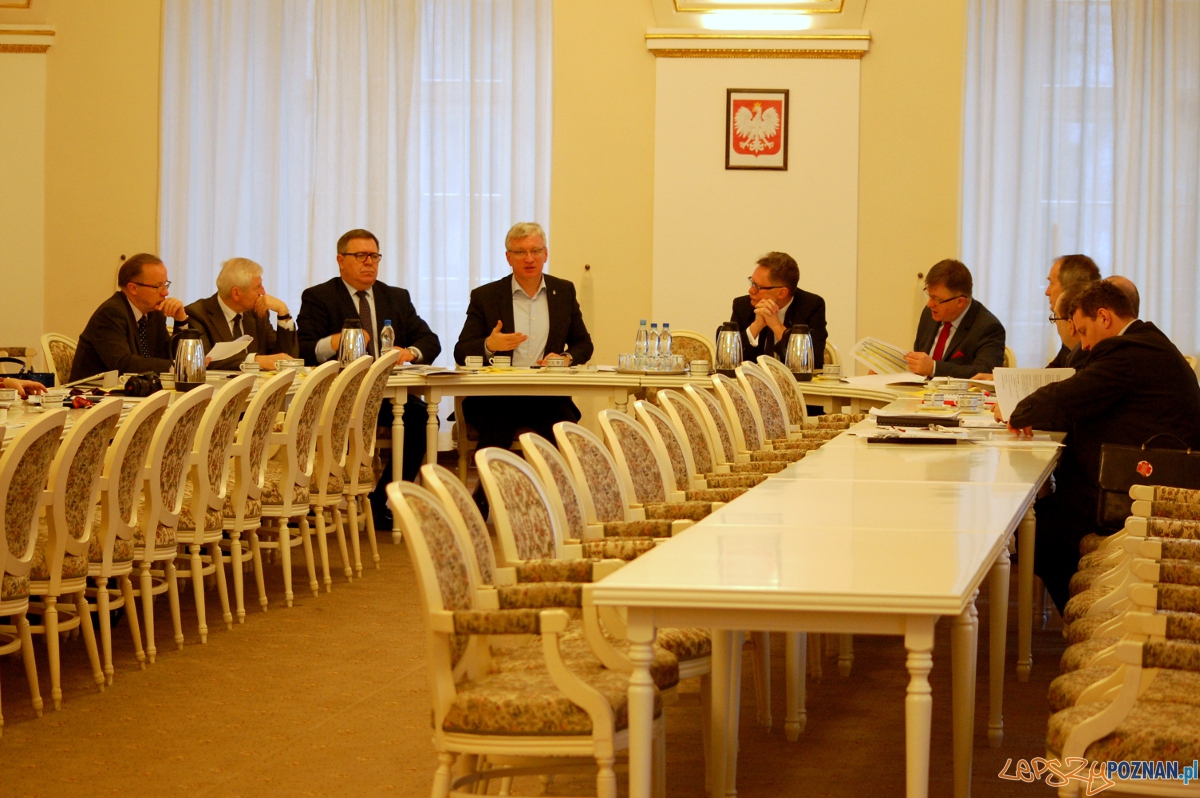 Spotkanie prezydenta w ramach Zarządu Metropolii Poznań  Foto: UM Poznań