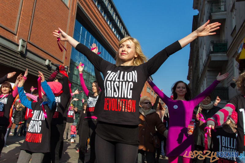 One Billion Rising – Nazywam się Miliard - Poznan 14.02.2015 r.  Foto: LepszyPOZNAN.pl / Paweł Rychter