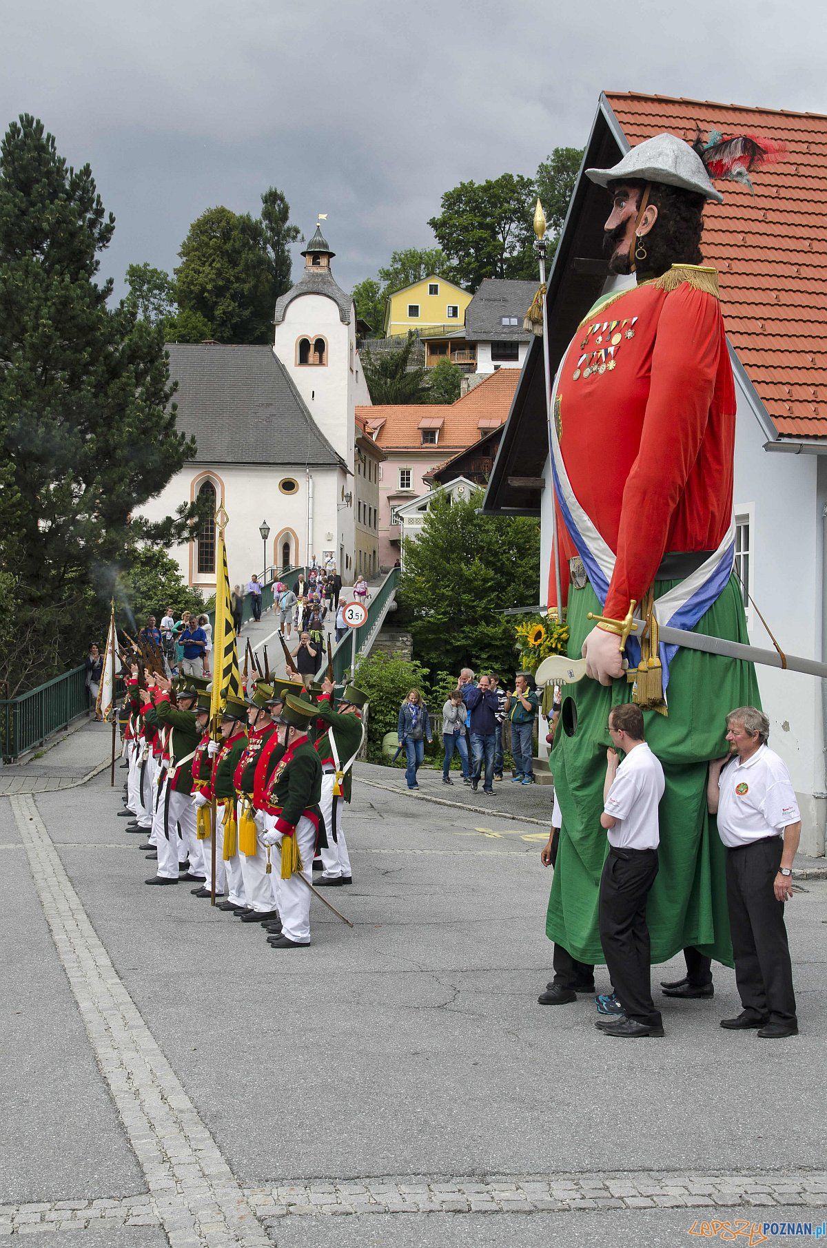 Gwardia Murau z figurą Samsona  Foto: PLOT