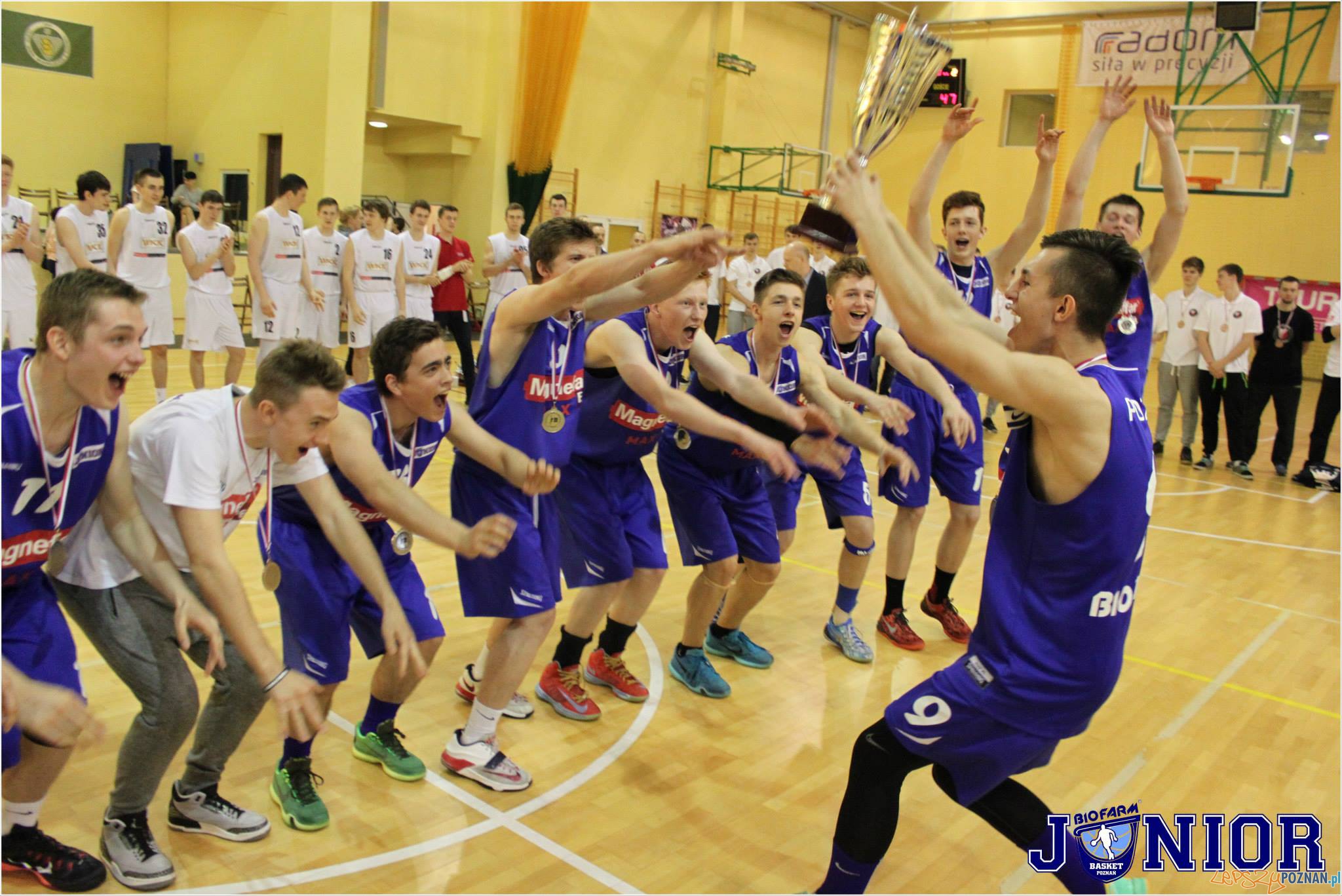 Biofarm Basket Junior Poznań wywalczył srebrny medal Mistrzostw Polski Juniorów U18  Foto: Biofarm Basket Junior Poznań