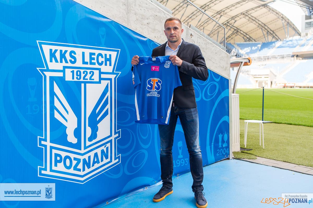 Dariusz Dudka, były zawodnik Wisły Kraków, podpisał właśnie 3-letni kontrakt z Lechem Poznań  Foto: Lech Poznań / Przemysław Szyszka