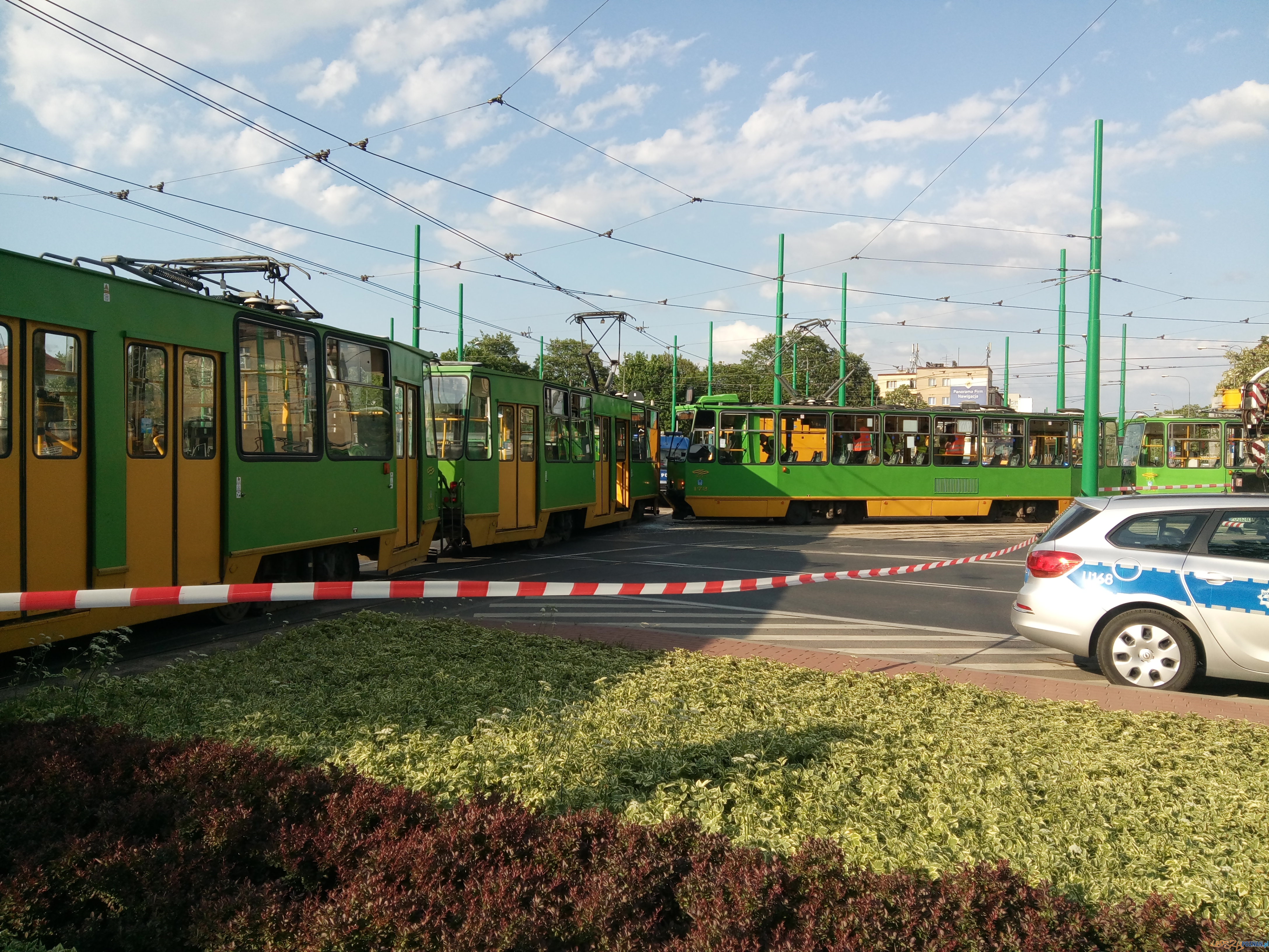 SĄ RANNI PO ZDERZENIU BIMB  Foto: lepszyPOZNAN.pl / Piotr Rychter