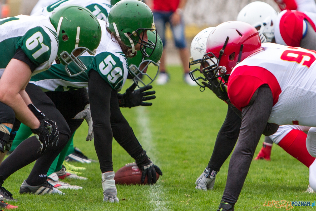 Patrioci Poznań - Griffons Słupsk 21:6 - Poznań 27.06.2015 r.  Foto: LepszyPOZNAN.pl / Paweł Rychter