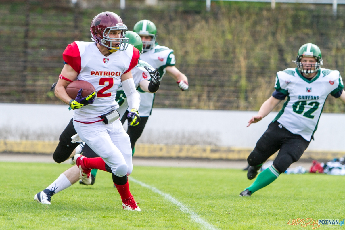 Patrioci Poznań - Griffons Słupsk 21:6 - Poznań 27.06.2015 r.  Foto: LepszyPOZNAN.pl / Paweł Rychter