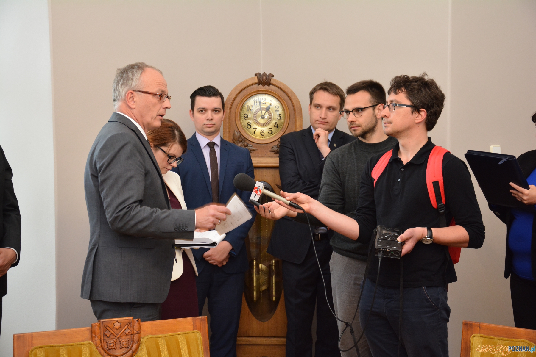 Konferencja prasowa A.Schulman - jest praca dla poznaniaków  Foto: UMP