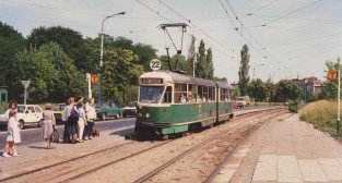 Tramwaj - Winogrady  23.06.1989  Foto: Henrik Carl Nielsen / phototrans.pl