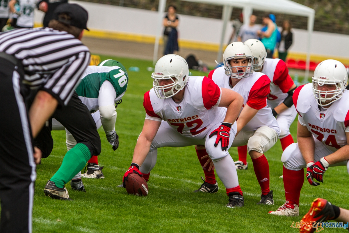 Patrioci Poznań - Griffons Słupsk 21:6 - Poznań 27.06.2015 r.  Foto: LepszyPOZNAN.pl / Paweł Rychter