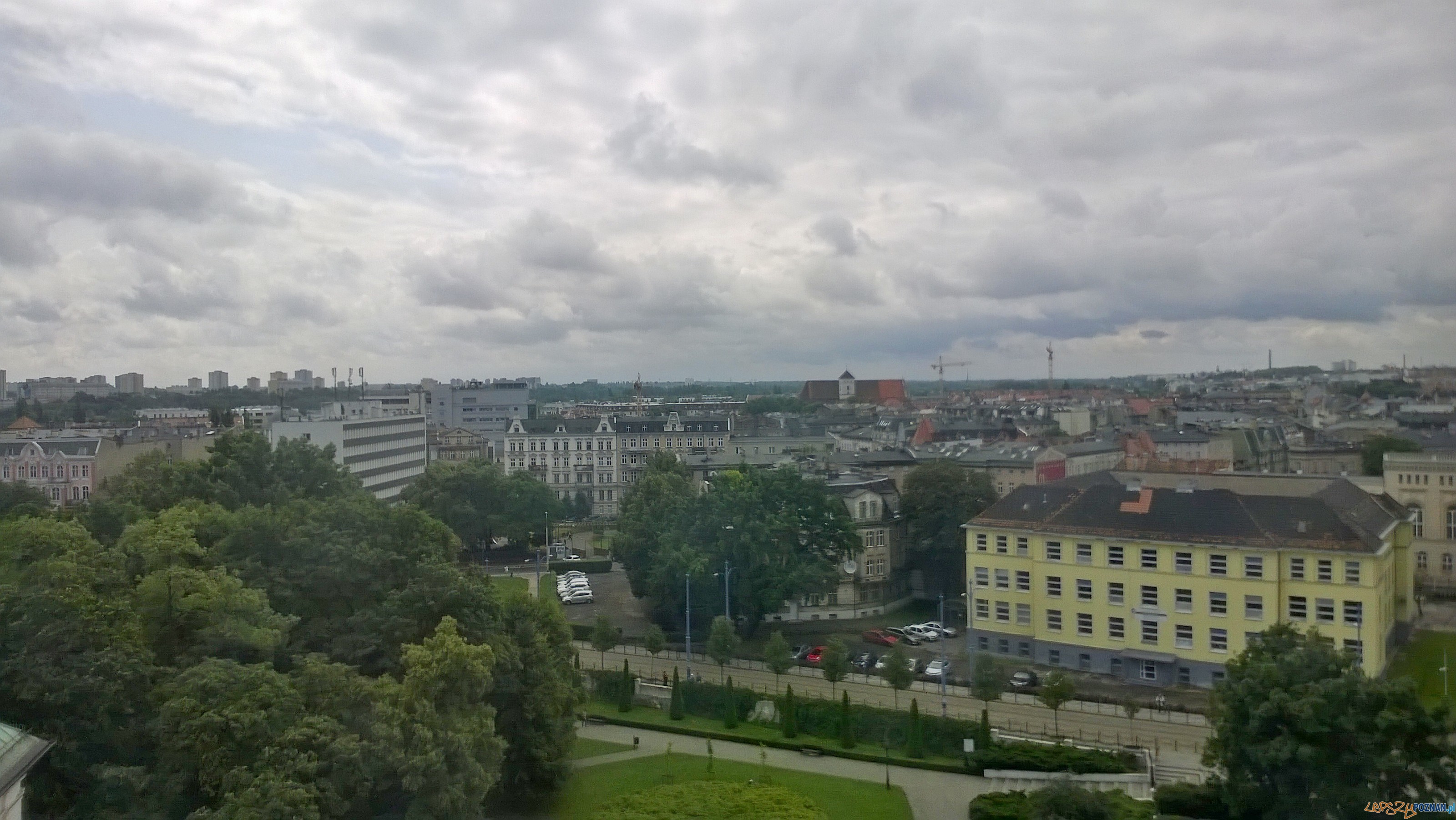 Widok na Poznań z fary  Foto: TD