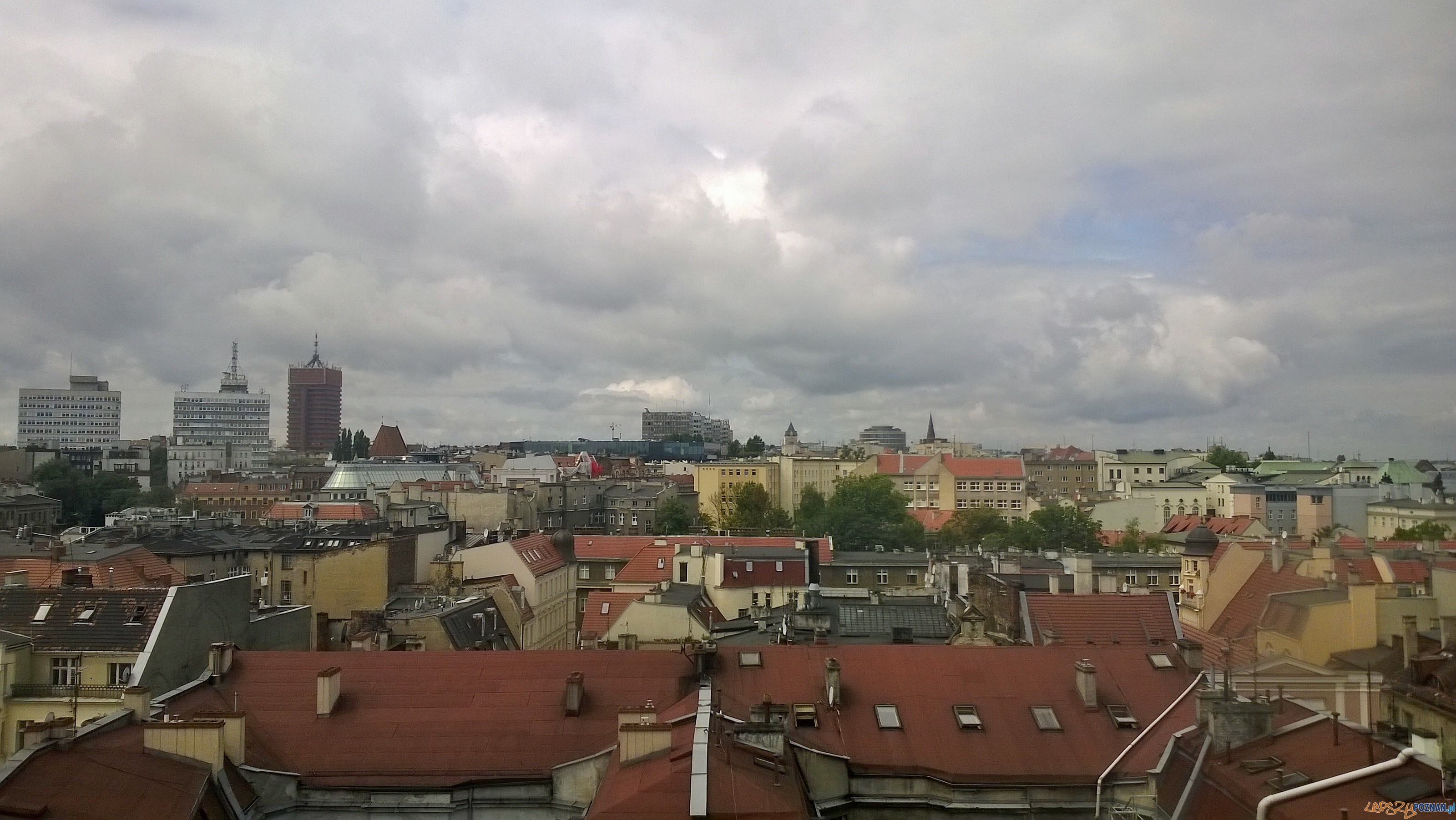 Poznań widziany z fary  Foto: TD