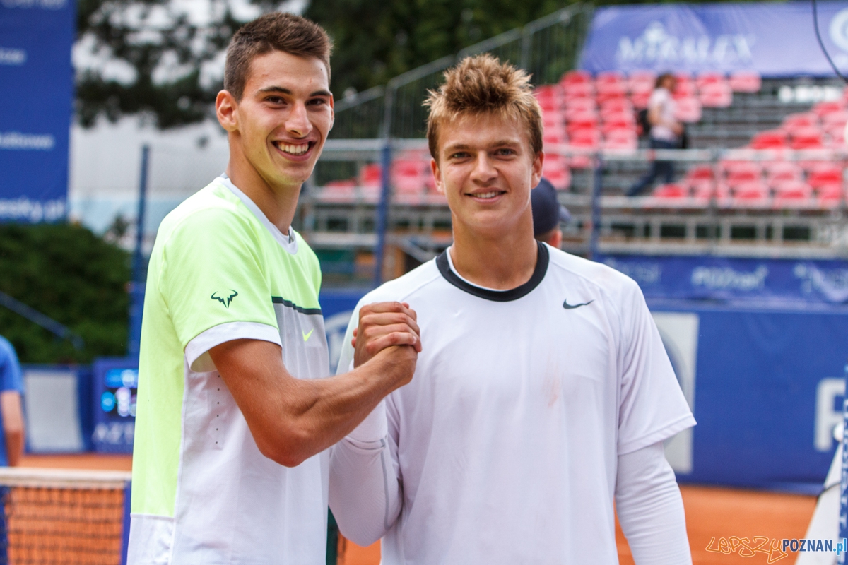 Vlad Cornea (ROU) - Karol Drzewiecki (POL) - Poznań Open 2015  Foto: LepszyPOZNAN.pl / Paweł Rychter