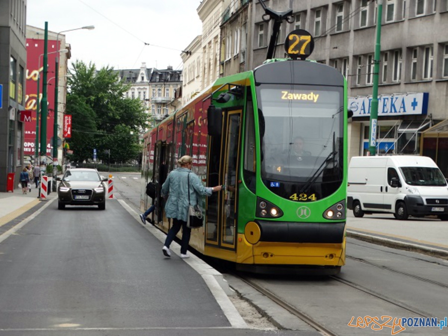 Przystanki wiedeńskie przy ul. Strzeleckiej  Foto: ZTM Poznań