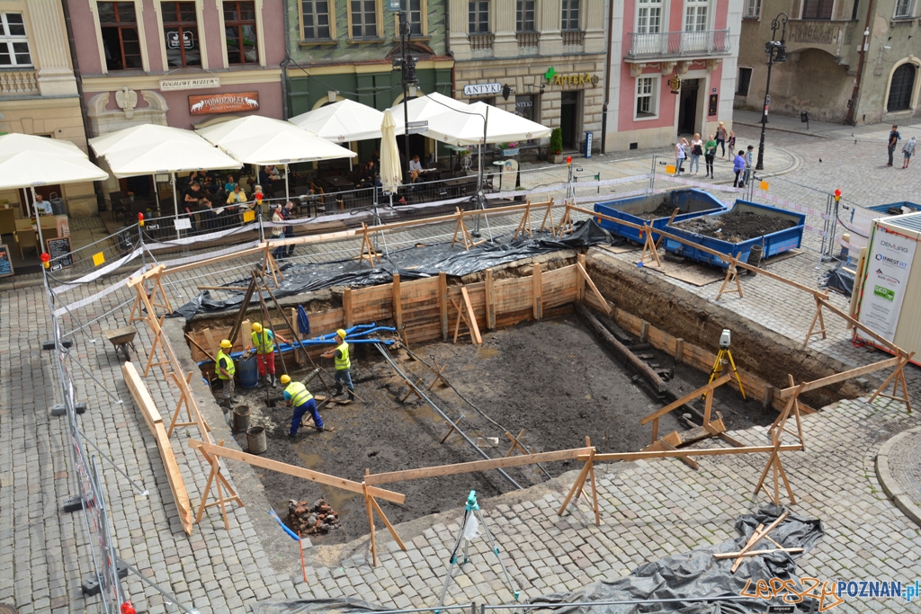 Wykopaliska na Starym Rynku  Foto: Muzeum Archeologiczne