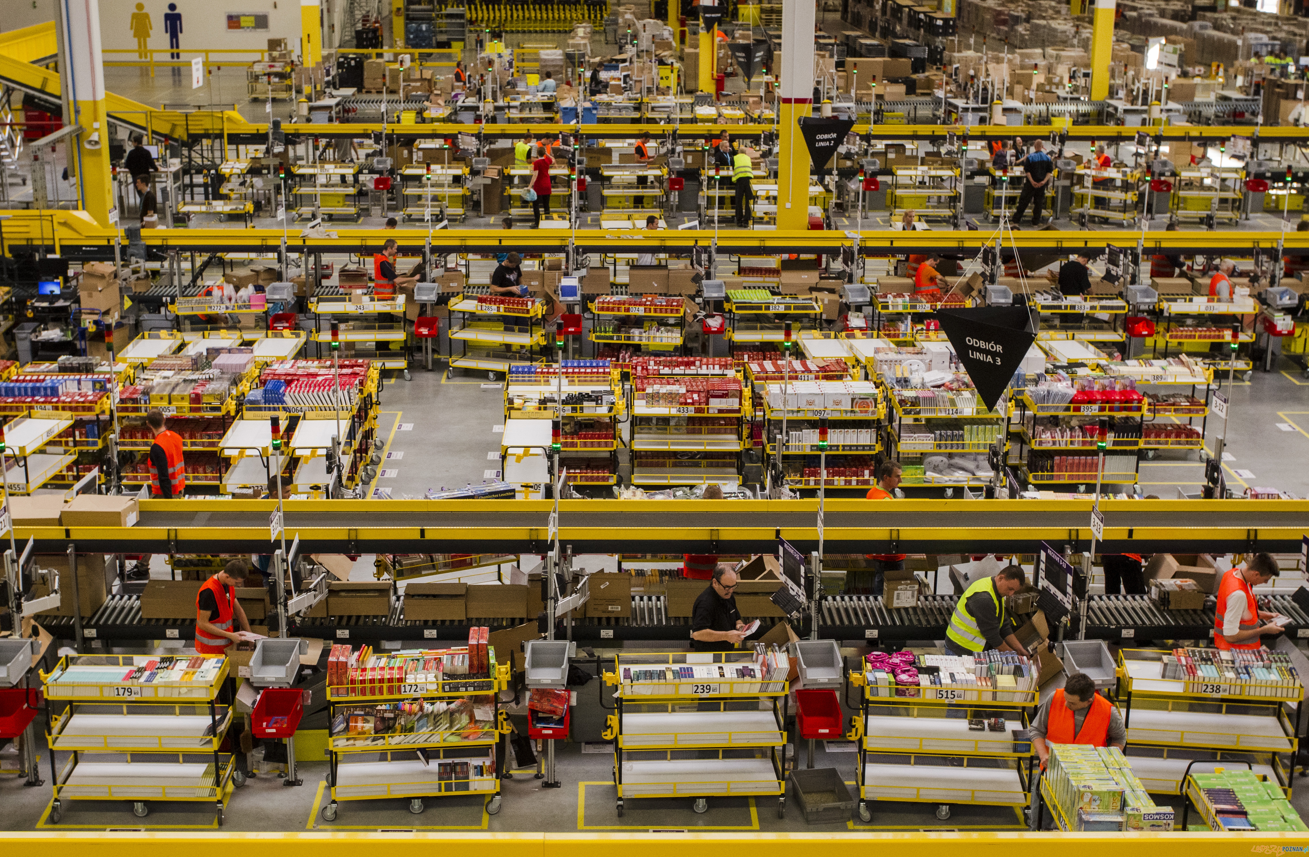 Oficjalne otwarcie centrum logistyczno-magazynowego Amazon w Sadach (4)  Foto: Grzegorz Dembiński, Głos Wielkopolski, BZ WBK Press Foto 2015